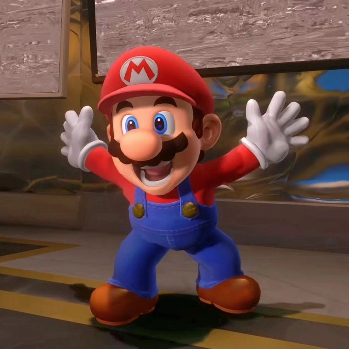 Funny Mario avatar meme style