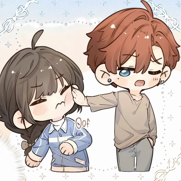 Cinematic couple anime PFP matching set with glowing visual effects