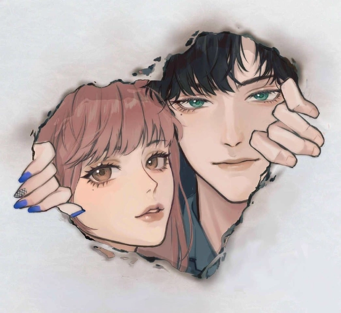Trending 2026 anime couple PFP pair with expressive character framing