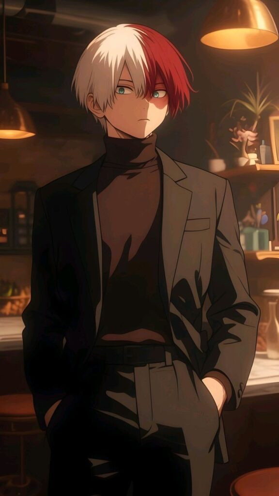 MHA Shoto Todoroki official anime PFP scene