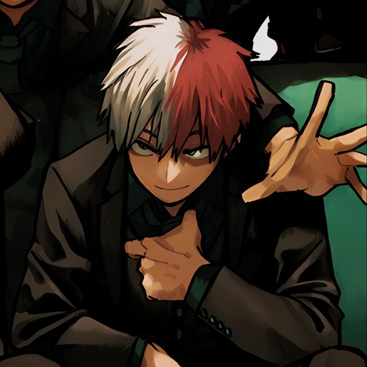 MHA Todoroki official anime frame with cinematic lighting