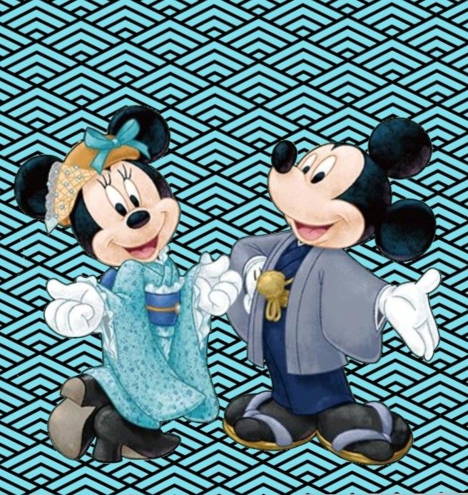 Coordinated Mickey Mouse matching PFP pair symmetry