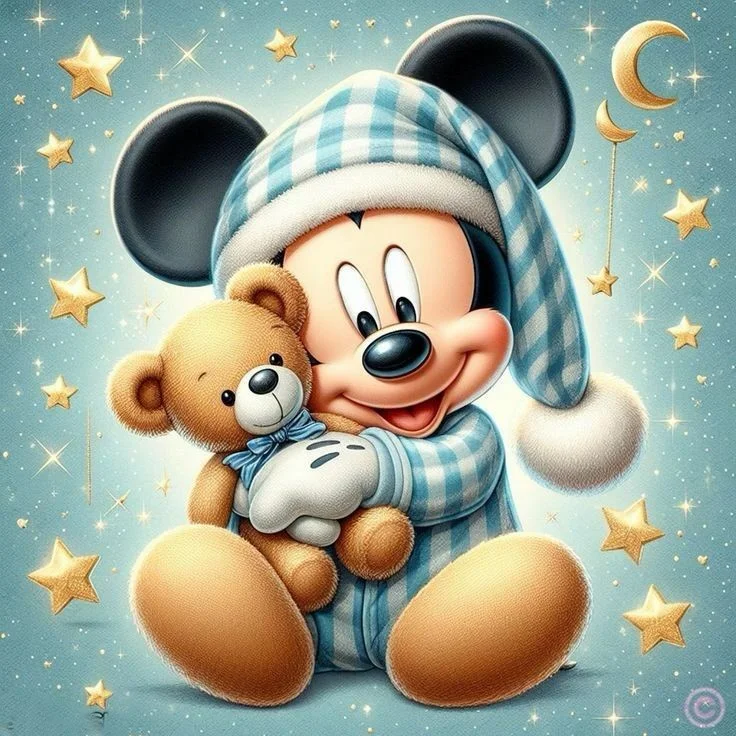 Cute Mickey Mouse PFP bright cheerful style