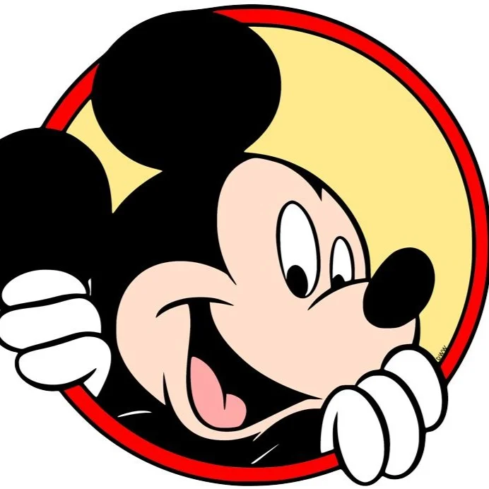 Kawaii-style cute Mickey Mouse profile picture