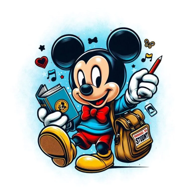Mickey Mouse PFP ideas colorful experimental style