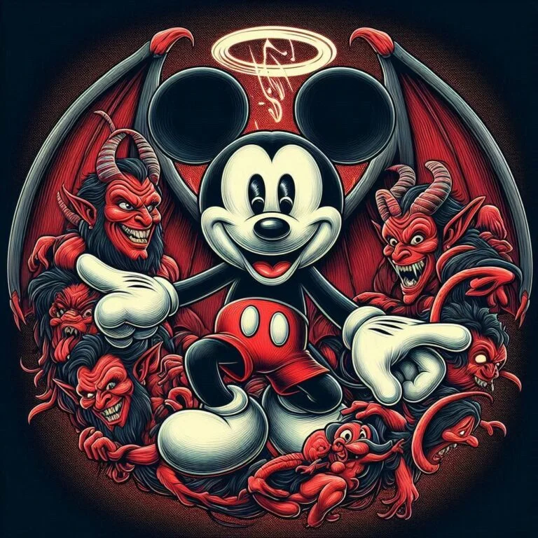 Scary Mickey Mouse PFP dark horror edit