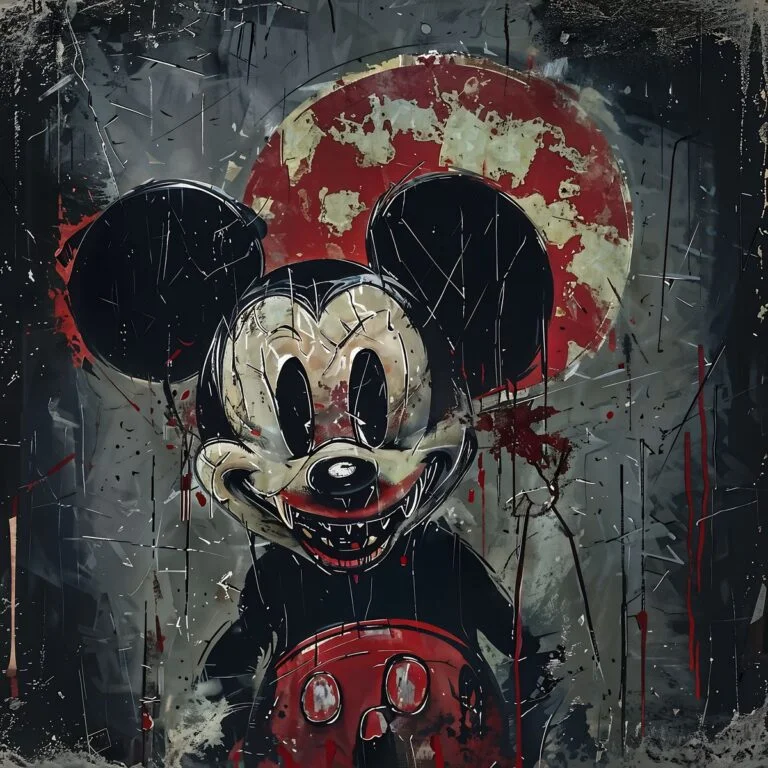 Creepy scary Mickey Mouse profile picture