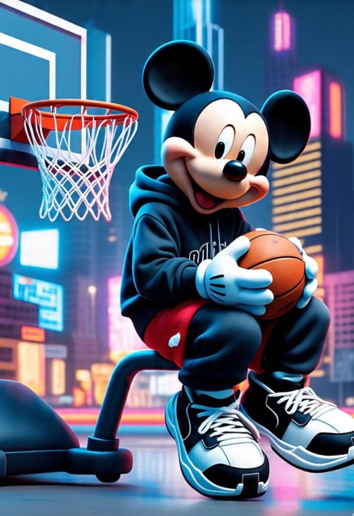 Creepy Mickey Mouse game-themed horror PFP