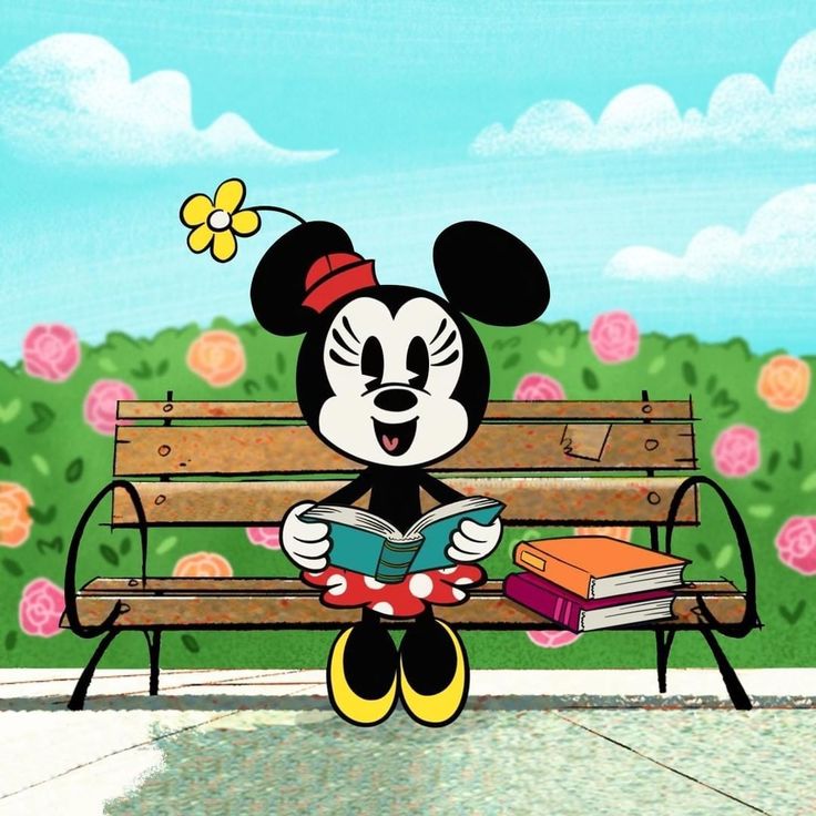 Minnie Mouse PFP cheerful bow style