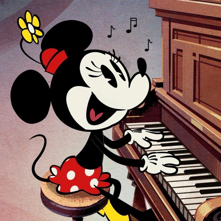 Aesthetic Minnie Mouse profile picture soft tones