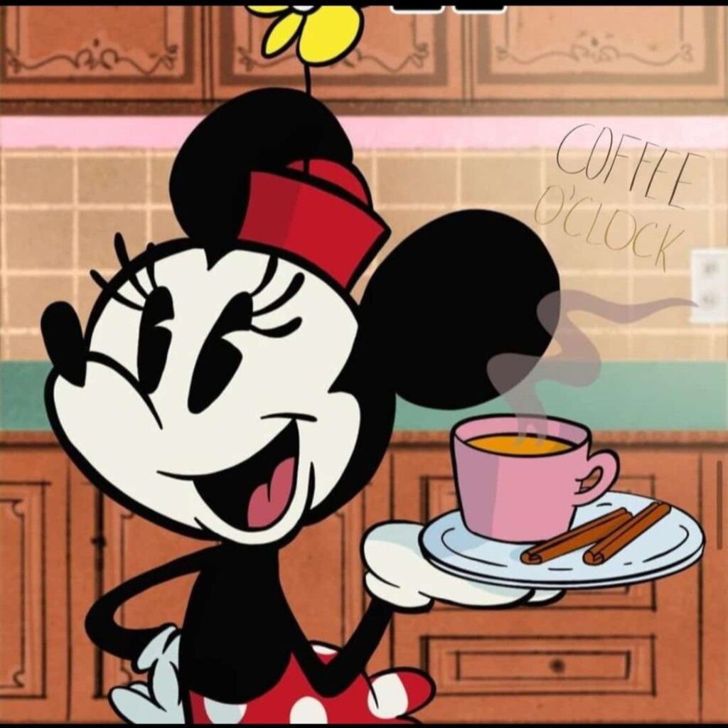 Cute Minnie Mouse PFP warm feminine edit