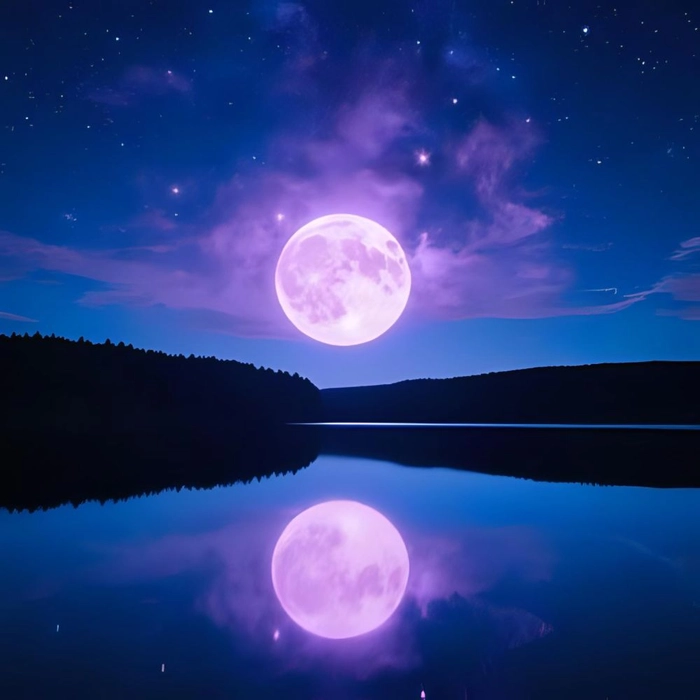 Moon PFP aesthetic soft white glow