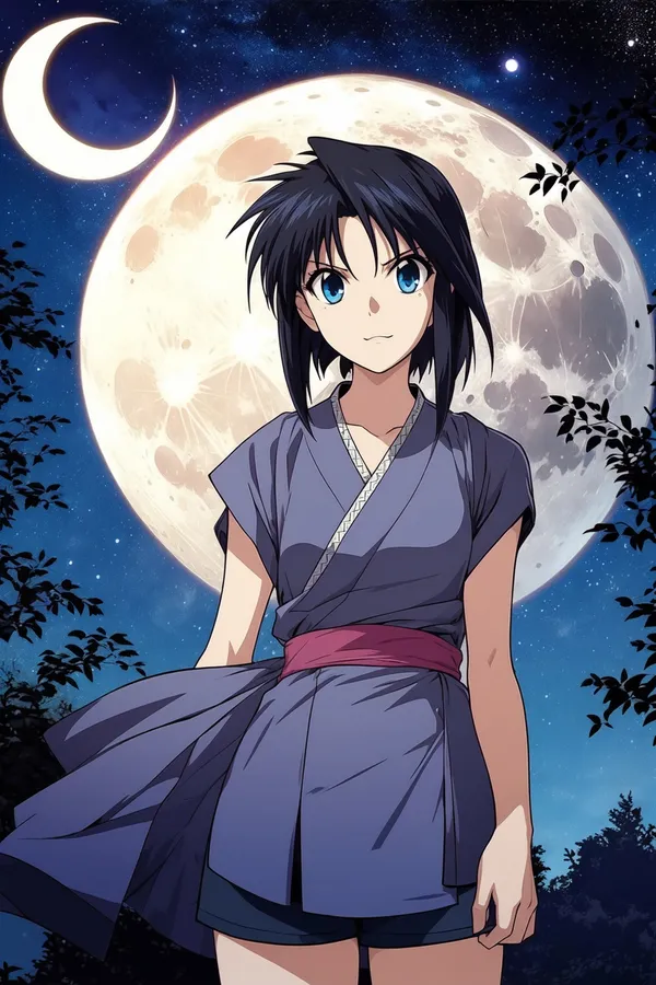 Moon PFP aesthetic warm twilight
