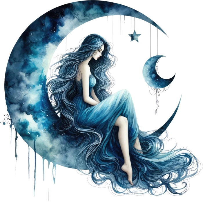 Moon PFP anime dark sky cosmic