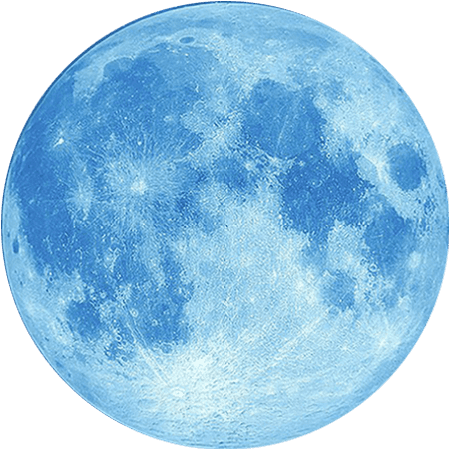 Moon PFP blue cool gradient night