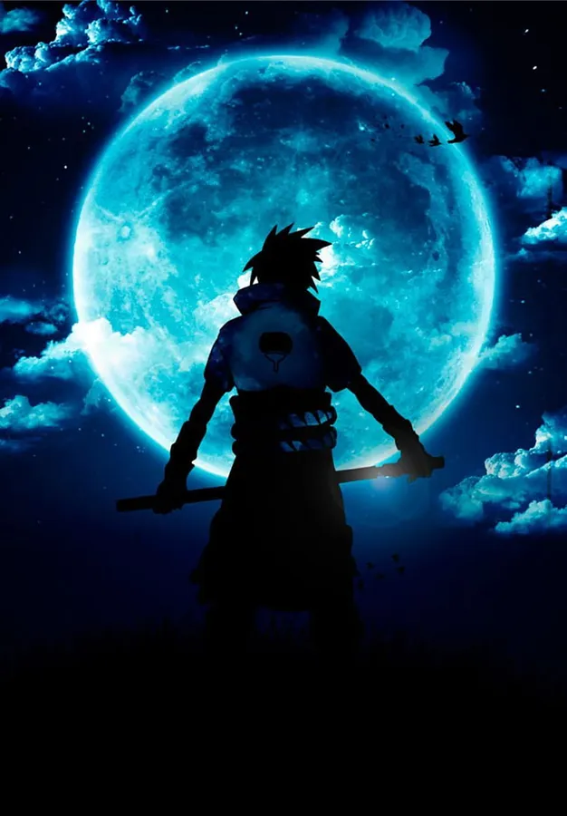 Moon PFP blue ocean night sky