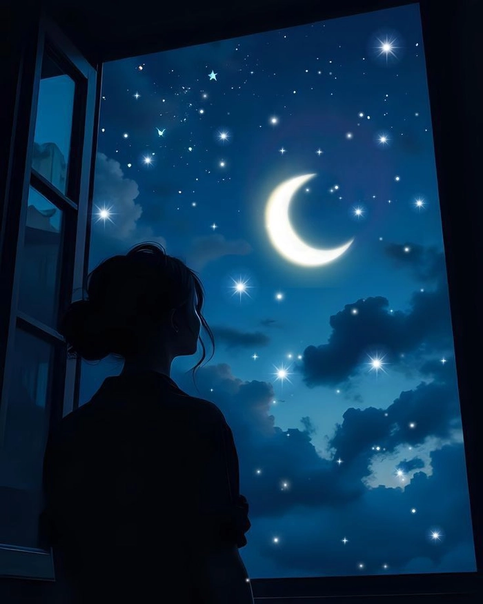 Moon PFP Discord bold dark contrast
