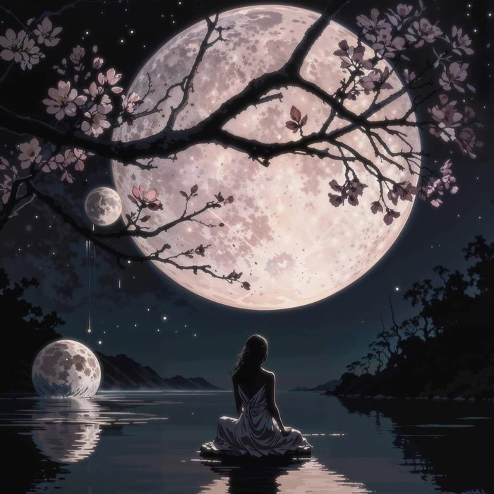 Moon PFP for Instagram clean composition