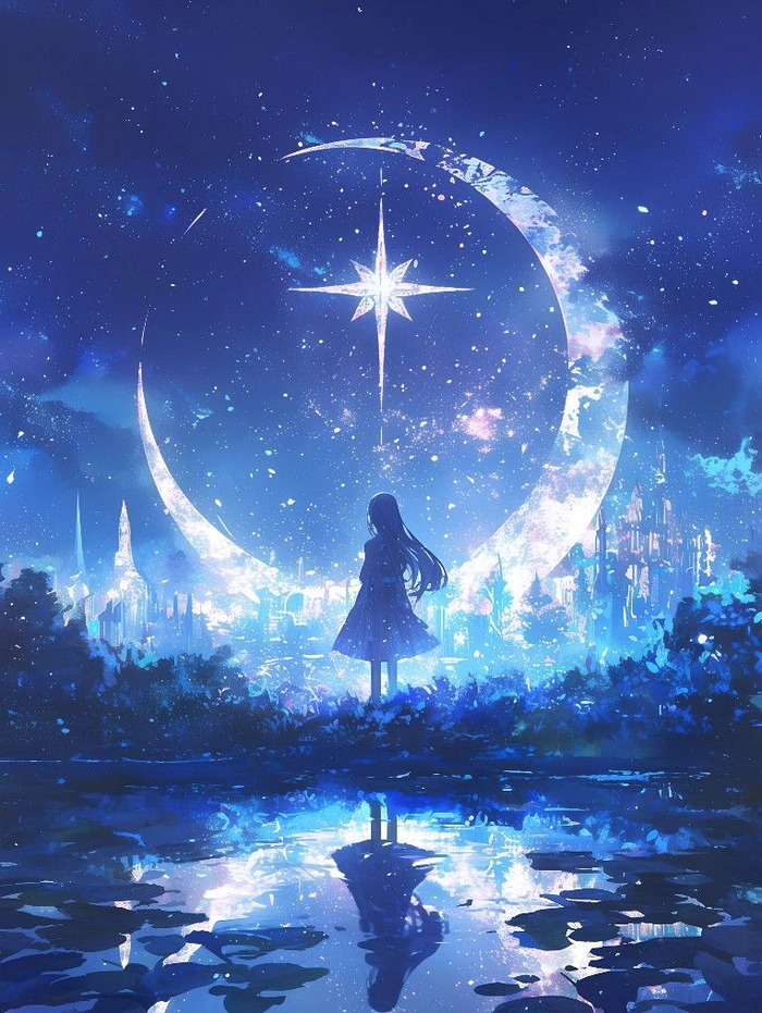 Moon PFP for Instagram high contrast