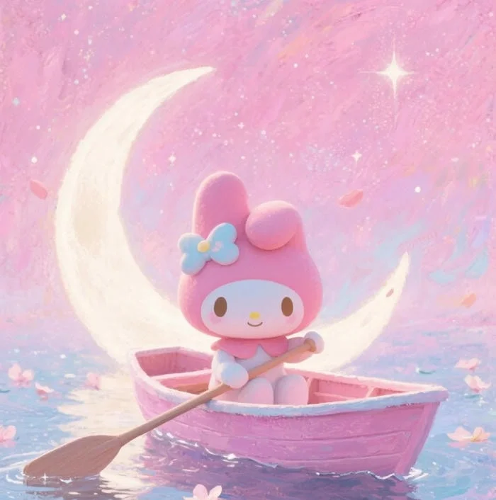 My Melody cozy plush PFP