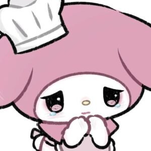My Melody cute expression plush PFP