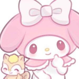 My Melody cute portrait girl profile picture