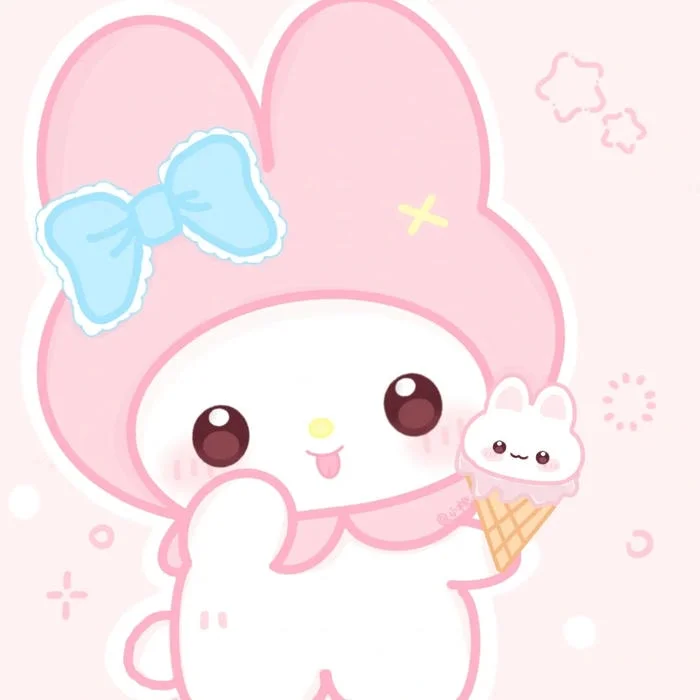 My Melody pastel icon Y2K aesthetic