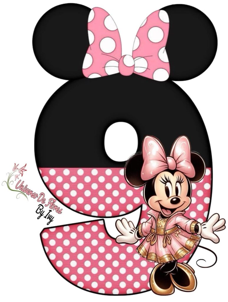 Mickey Mouse number nine profile picture minimalist
