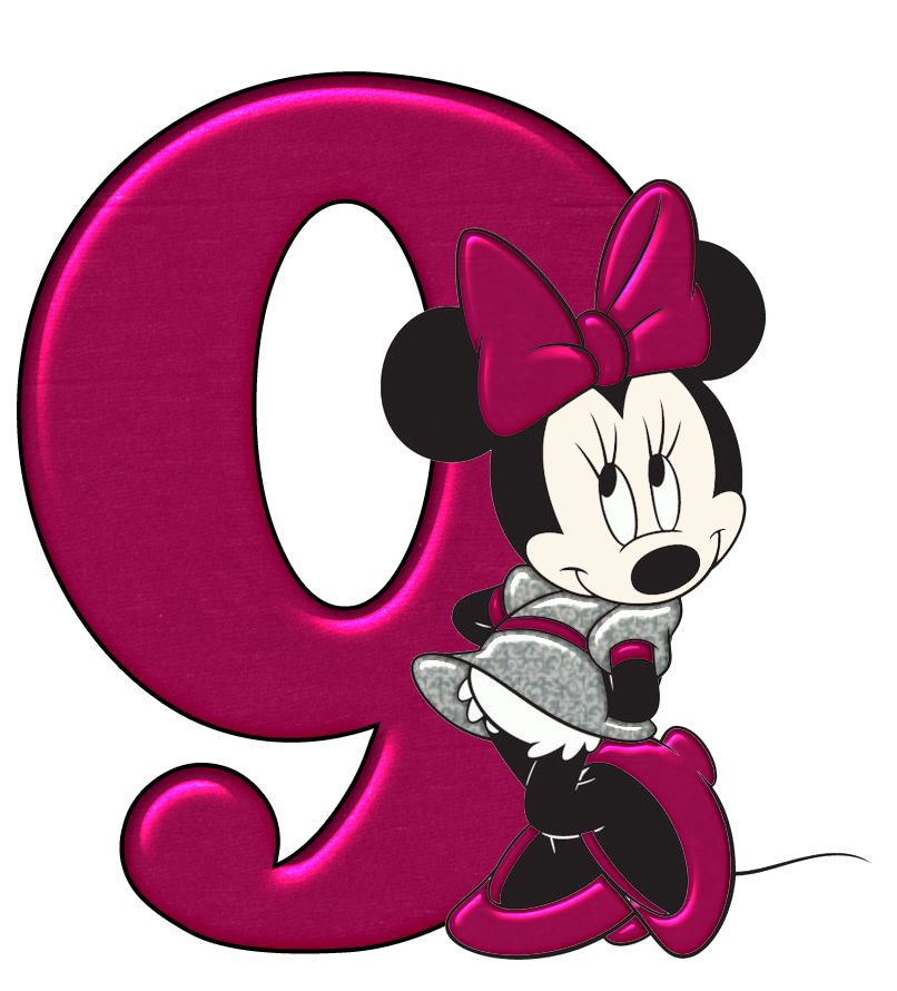 Stylized number nine Mickey Mouse PFP unique design