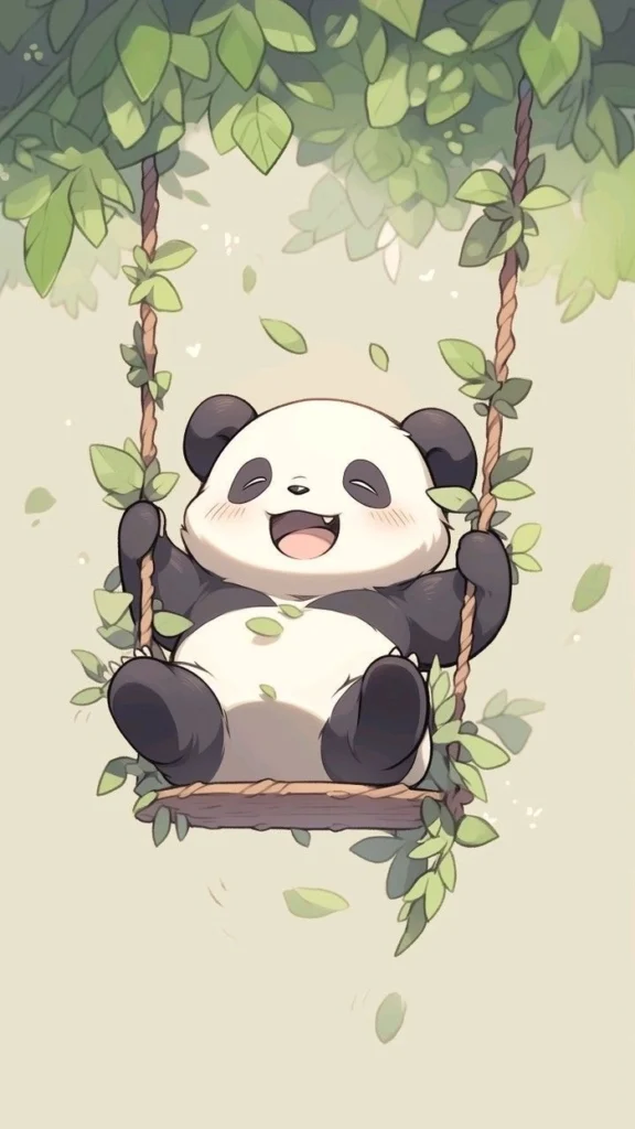Curated panda profile picture for Instagram with clean visual framing