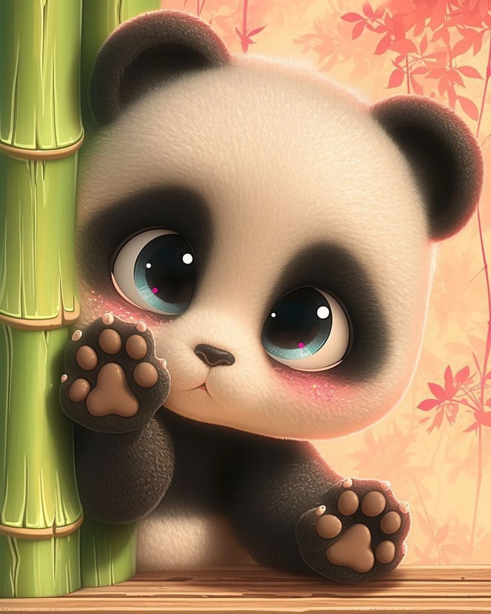 JJK panda profile picture with expressive anime eyes and energy effects
