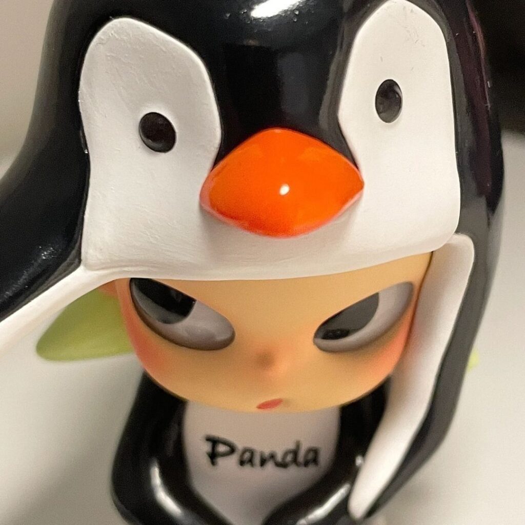 Panda Sonny Angel PFP with soft toy-inspired aesthetic and gentle pastel tones