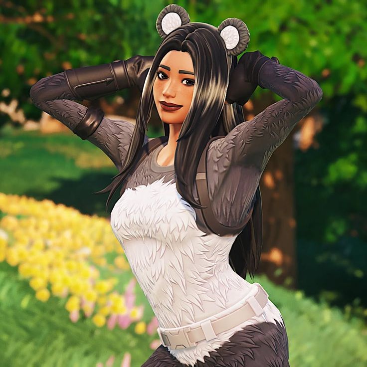 Gaming panda team leader profile picture with bright highlights and strong presence