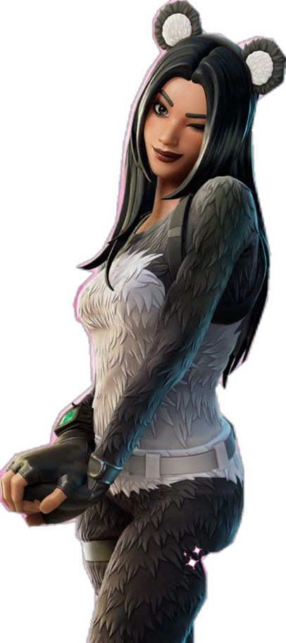 Panda team leader PFP with dynamic composition and leadership energy