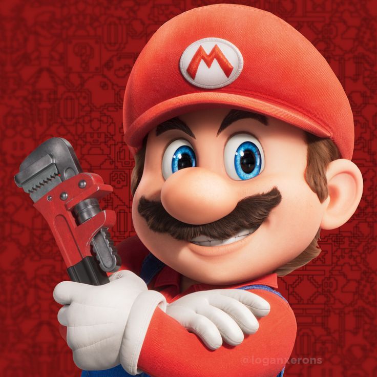 Paper Mario profile picture bright colors