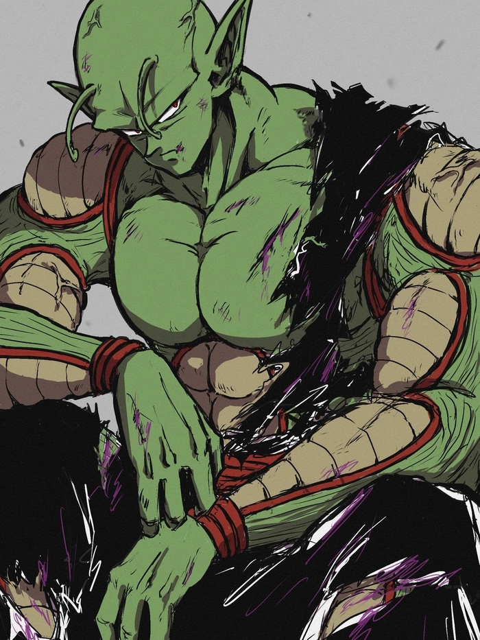 Piccolo PFP anime frame with high contrast and character focus