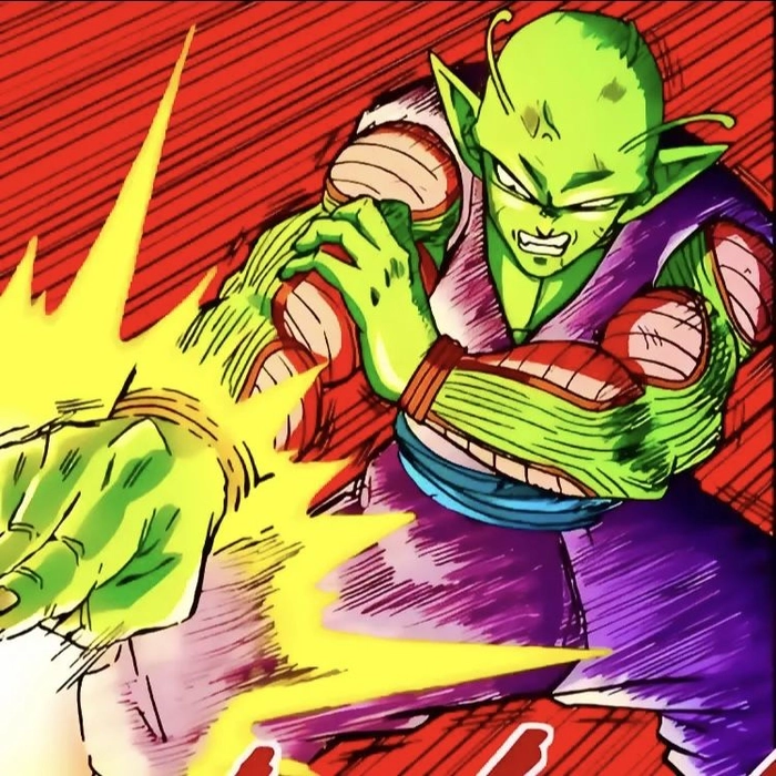 Animated Piccolo profile picture GIF with looping lighting changes