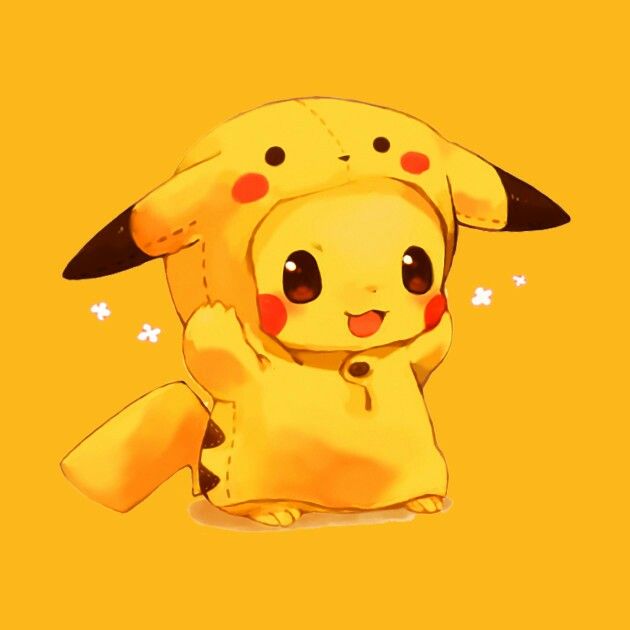 Pikachu Instagram DP with clean bright tones optimized for profile view