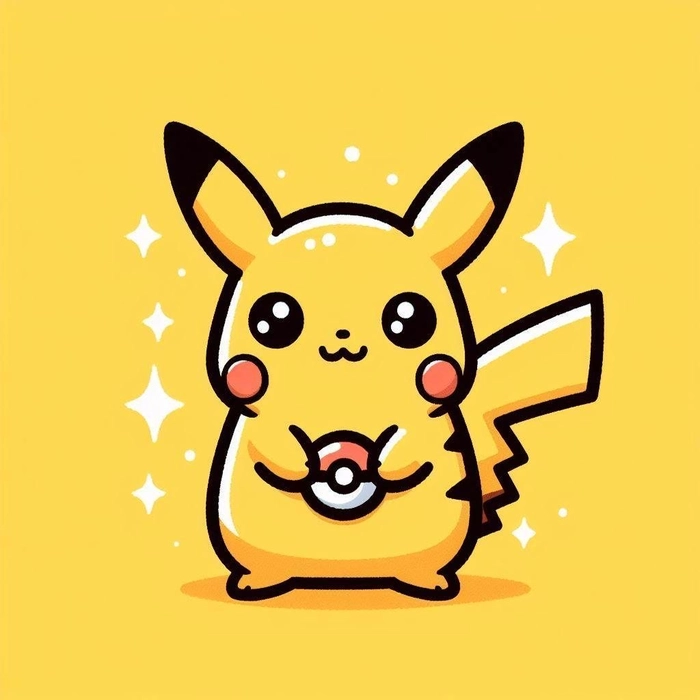 Pikachu aesthetic PFP with cinematic filter and soft pink tones