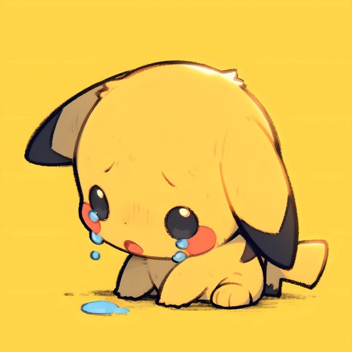 Pikachu cool profile picture with modern contrast filter and sharp styling