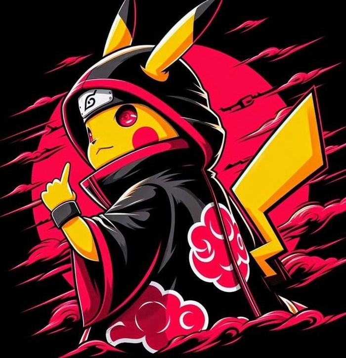 Pikachu PFP cute style with rounded features and warm color treatment