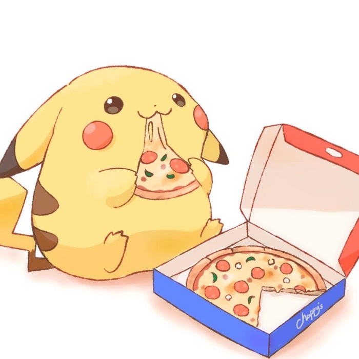 Pikachu cute PFP with visually comforting soft glow and approachable feel