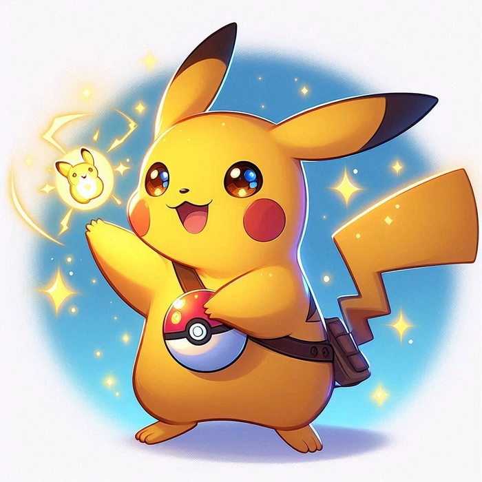 Pikachu GIF profile picture with dynamic animated expression