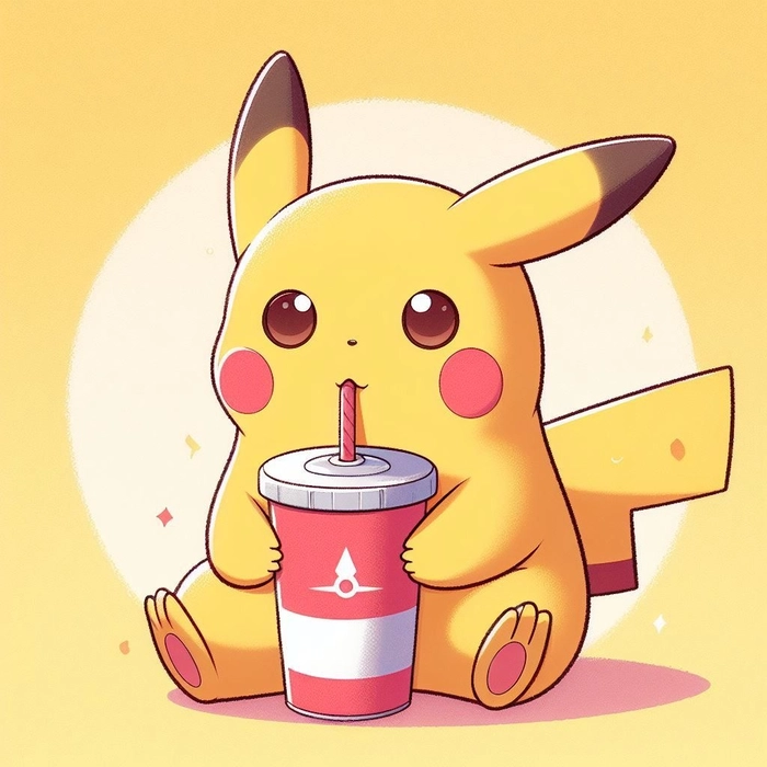 Unique Pikachu profile picture idea with humorous or artistic concept