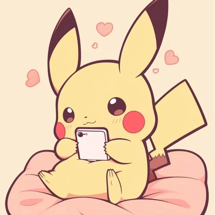 Stylish Pikachu PFP Pinterest-style with soft filters and balanced composition