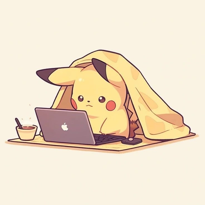Adorable Pikachu photo with minimal edits and soft shadow detail