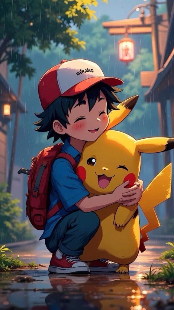 Bold Pikachu boy profile picture with dark background and minimal edits