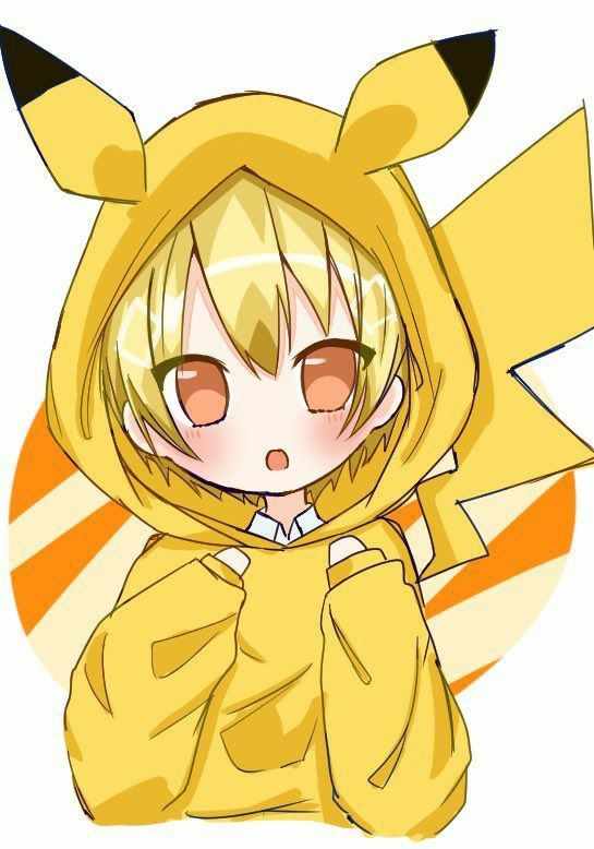 Soft Pikachu profile picture for girls with gentle color treatment