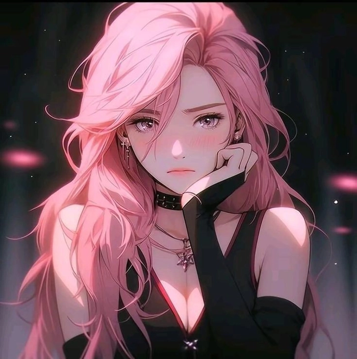 pink no pfp minimal cute pink profile picture