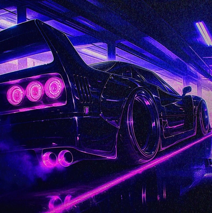 profile purple pfp aesthetic gradient glow minimal